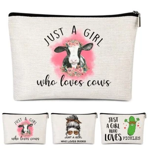 Gift for Friends Woman Female - Cosmetic Make Up Pouch Travel Toiletry Case w... - Picture 1 of 6