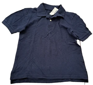 Boys Navy School Uniform Polo Shirt sz M - Picture 1 of 3