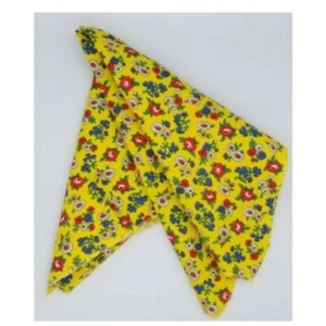 Vintage Bandana neu ohne Etikett Groovy Flower Power 60er Jahre - Bild 1 von 4