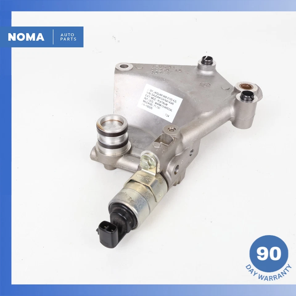 Jaguar X100 XK8 2001 solenoide de distribución del árbol de levas del lado izquierdo del conductor con soporte OEM Foto 1 de 4