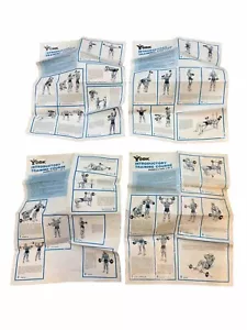 VTG 1960s 70s York Barbell & Dumbell System Intro Training Course Posters lot 4 - Picture 1 of 19