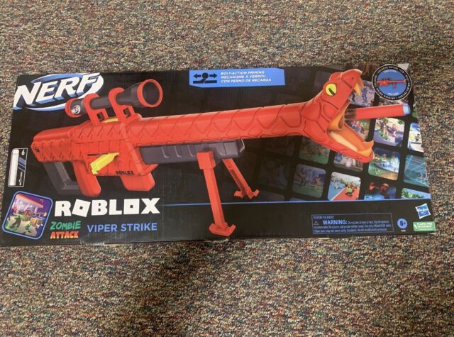 Nerf Roblox Zombie Attack: Viper Strike Hasbro - 10 Peças com