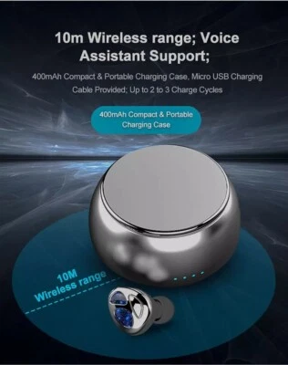 Auriculares inalámbricos D09 TWS 5.0 deportivos reducción de ruido graves profundos Foto 1 de 4