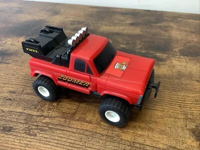 Vintage Rare ERTL POWRTRONS Zoomer Transformer Toy Robot 4 x 4 Red Jeep Truck  - Image 1 of 4