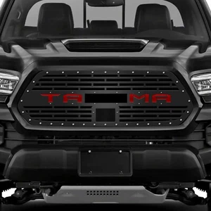 300 INDUSTRIES Aftermarket Steel Grille for 2018-2022 Tacoma Pickup RED INSERT - Bild 1 von 3