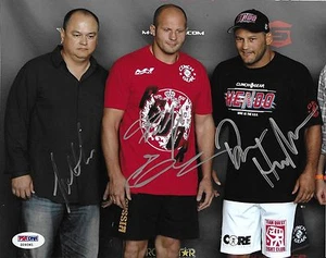 Dan Henderson & Fedor Emelianenko Scott Coker Signed 8x10 Photo PSA/DNA Pride FC - Picture 1 of 24
