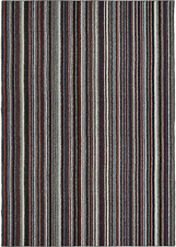 Carnival Stripe 3 Ft. X 12 Ft. Multi Color Runner Rug