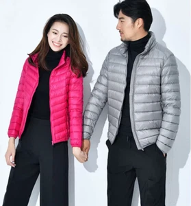 Women Down Jacket Short Ultra Lightweight Packable Puffer Coats Down Warm Parkas - Picture 1 of 25