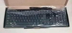 EVO LABS E2106 USB Tastatur Qwerty UK Schwarz - Bild 1 von 6