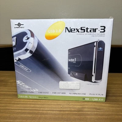 Vantec NexStar3 External Hard Drive Enclosure 3.5" IDE to USB 2.0 NST 360U2-BL - Image 1 of 4