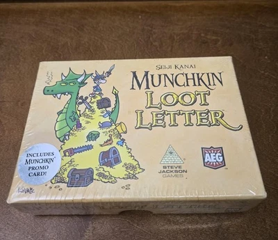 Carta de botín Munchkin de Steve Jackson: un juego de deducción de riesgos y suerte (nuevo) GW1 Foto 1 de 2