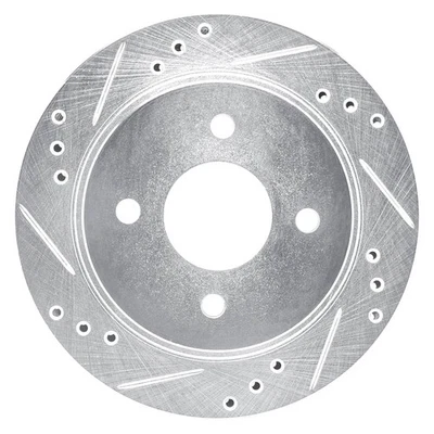 For Mercury Cougar 99-02 Brake Rotor DFC Premium Drilled & Slotted Rear Driver Foto 1 de 4