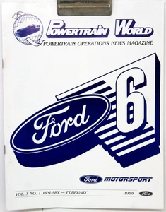 1988 Ford Powertrain World News Magazine Vol 3. No. 1 Jan-Feb 4257 - Picture 1 of 1