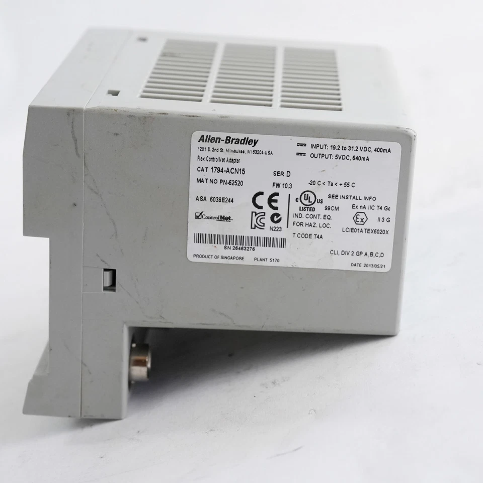 Allen Bradley 1794-ACN15 Série D Flexlogix Controlnet Interface 1794ACN15 - Photo 1/1