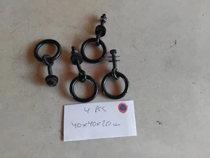 vintage metal cabinet knob handle- 40x40x20mm   lot of   4 - Bild 1 von 3