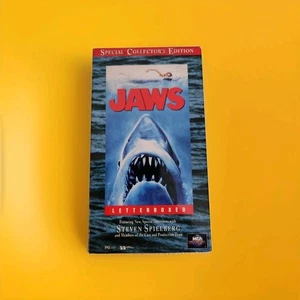Jaws (VHS, 1997) Steven Spielberg Letterbox Horror Film. Special Collectors Ed. - Picture 1 of 3