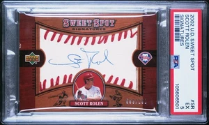 PSA 5 SCOTT ROLEN 2002 UPPER DECK SWEET SPOT SIGNATURES AUTO AUTOGRAPH CARD #SR - Bild 1 von 2