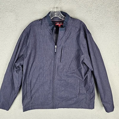 Chaqueta Johnston & Murphy Hombre XL XC4 Extreme Comfort Elastizada Manga Larga Cremallera Completa Foto 1 de 4