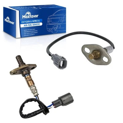 Sensor de oxígeno Maxfavor 2 piezas aguas arriba y aguas abajo para Toyota Tundra 2000 2001-2004 Foto 1 de 4