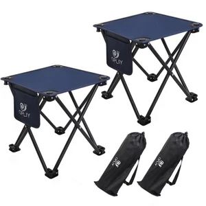 Camping Stool 2 Pack,13.5 Inch Portable Folding Stool for Outdoor Gardening a... - Picture 1 of 9