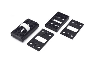 BASAMENTO CON ROTELLINA REGGI ANTA CON SPESSORI 30KG SCACCIAPENSIERI ESINPLAST - Imagen 1 de 2