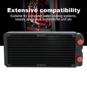 Computer Water Cooling Accessory 3-Layer Heat Sink Copper Radiator 65Mm Fo SPC - Afbeelding 1 van 10