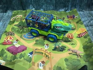 Camión de juguete para niños, tiranosaurios, 8 dinosaurios con tapete edades 3 años más - Imagen 1 de 15