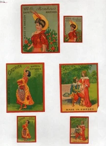 Matchbox Label Rare early Made in SWEDEN #017 - Bild 1 von 1