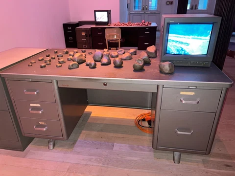 vintage statesman tanker desk, $250, PICKUP ONLY in TriBeCa after DEC. 5 Cover