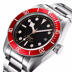 Reloj de pulsera automático de zafiro de lujo para hombre día 41 mm esfera estéril nadar Miyota - Imagen 1 de 24