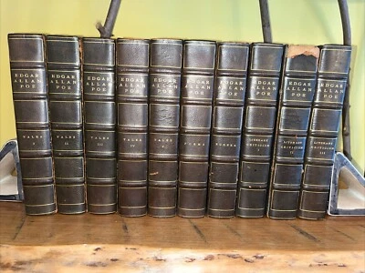 The Works of Edgar Allan Poe 10 Volume Set, Charles Scribner’s Sons 1914 Rare - Image 1 of 4