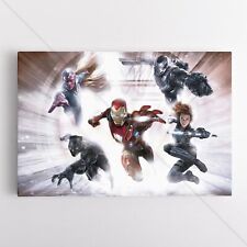 Avengers Poster Canvas Movie Captain America Civil War Marvel Art Print #791