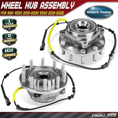 Conjunto de buje de cojinete de rueda delantero derecho y derecho para Ram 4500 2019-2020 5500 2019-2022 Foto 1 de 4