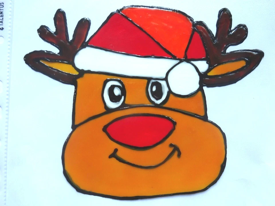 Gabis Window Color Bilder Deko Weihnachten - Weihnachtselche - viele Bilder - - Bild 1 von 1