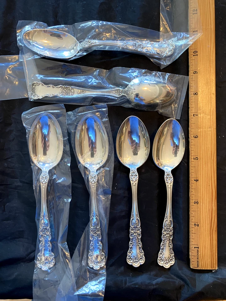 JUEGO DE PLATA ESTERLINA GORHAM BUTTERCUP PARA 6 sopas ovaladas app. 7" todo 1 oferta Foto 1 de 1