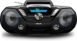 Philips AZB798T/12 Boombox MP3 CD DAB+ Radio FM USB Cassette Deck Bluetooth - Imagen 1 de 5