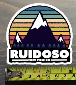 Ruidoso Sticker Decal New Mexico Ski Snowboard Angel Fire Santa Fe Taos
