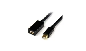 StarTech MDPEXT6 6 ft Mini DisplayPort Video Extension Copper Black Cable M/F - Picture 1 of 3