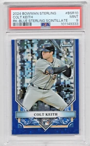 Refractor centelleado azul Bowman Sterling Prospect 2024/25 Colt Keith BSP-10 - Imagen 1 de 2