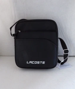 Bolso cruzado negro LACOSTE SPORT NOIR NUEVO CON ETIQUETAS auténtico para hombre - Imagen 1 de 13