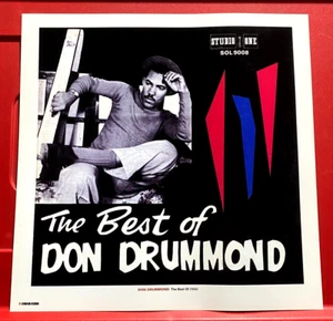 Don Drummond The Best Of/Freddie McGregor Album Art PICTURE / PRINT 12" x 12" - Imagen 1 de 4