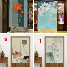 Noren Chinese Door Half Curtain Doorway Divider Tapestry with Extendable Rod New