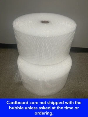 3/16" Small Bubble Cushioning Wrap Padding Roll 700'x 12" Wide Perf 12" 700FT - Image 1 of 4
