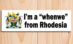 I'm a Whenwe from Rhodesia Africa metal plaques signs poster image - Picture 1 of 2