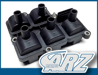 Bobina accensione scatola accensione amplificatore per VW Bora Golf Passat Seat Toledo VR5 V5 motore AGZ - Immagine 1 di 2
