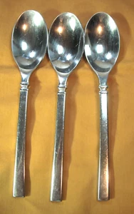 Oneida Edelstahl SHAKER Besteck Menge 3 6 3/8" Oval Teelöffel Wüste - Bild 1 von 10