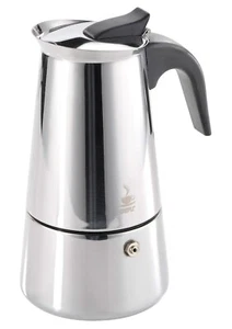 Espressokocher EMILIO 2 Tassen Edelstahl Espressokanne Induktion Kaffeekocher - Bild 1 von 2