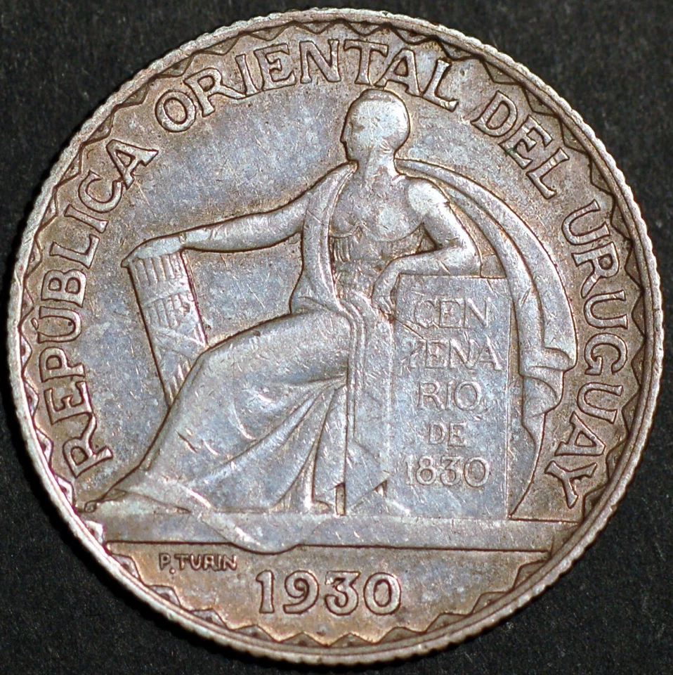 Uruguay 20 Centesimos 1930 KM# 26 - Image 1 of 2