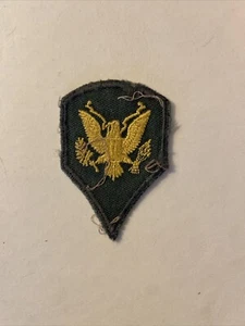 DE COLECCIÓN - US Army Gold Eagle - Parche de manga uniforme SEGUNDA GUERRA MUNDIAL EE. UU. MILITAR - Imagen 1 de 2