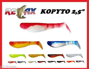 RELAX KOPYTO 2,5" SHAD soft lure 3pcs Predator Tackle Dropshot Sof Plastic Lure - Picture 1 of 37